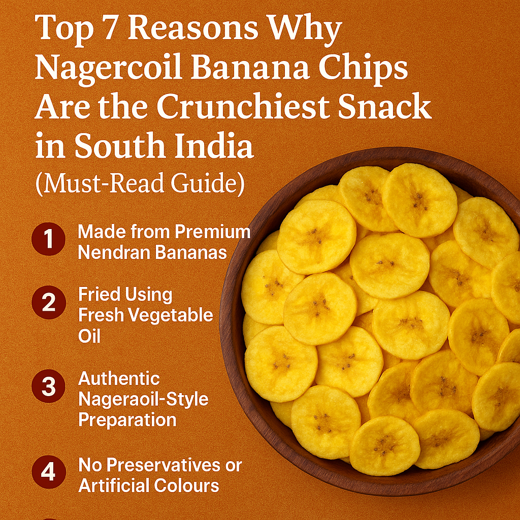 Nagercoil Banana Chips in a wooden bowl – crispy South Indian snack – top 7 reasons blog image